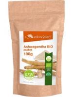 ASHWAGANDHA BIO prášek pro dobrý odpočinek a klidný spánek 100g