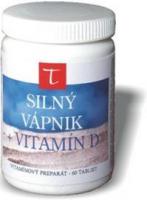 Silný vápník 1096 mg s vitamínem D 2,5mcg - při nespavosti, bolestech zad, menstruaci 60tbl