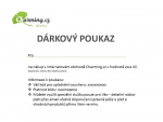 Dárkový poukaz libovolné hodnoty