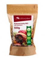 Kakaové boby BIO celé nepražené 500g